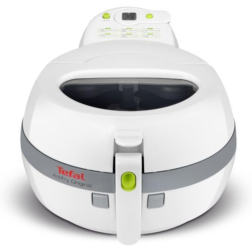 테팔 Tefal ActiFry FZ7100 Heissluftfritteuse (1400 Watt, 1 Kilo Fassungsvermoegen) weiss/grau