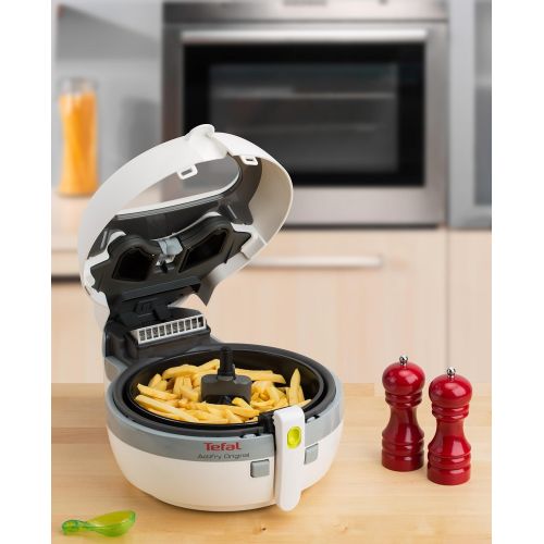 테팔 Tefal ActiFry FZ7100 Heissluftfritteuse (1400 Watt, 1 Kilo Fassungsvermoegen) weiss/grau