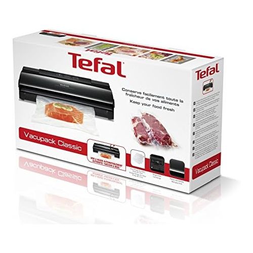 테팔 Tefal VT254070 Vacupack Classic Folienschweissgerat, Schwarz