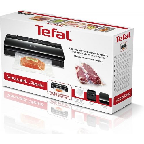 테팔 Tefal VT254070 Vacupack Classic Folienschweissgerat, Schwarz