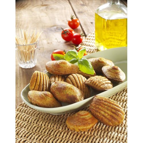 테팔 Tefal Snack Collection Teller mit Antihaftbeschichtung Mini Madeleine, Teller Schwarz