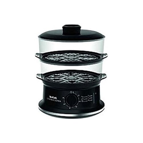 테팔 Tefal vc1401352basket (S) freistehend 900W Schwarz Dampfgarer Dampfgarer (2Korb (S), Schwarz, freistehend, drehbar, Mechanisch, 900W)