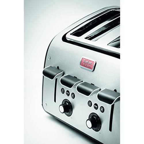 테팔 Tefal TT770811Toaster Edelstahl, 4Schlitze