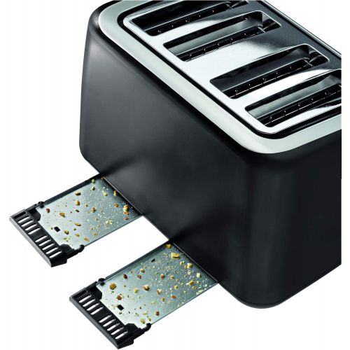 테팔 Tefal TT770811Toaster Edelstahl, 4Schlitze