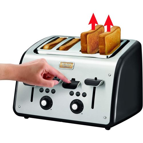 테팔 Tefal TT770811Toaster Edelstahl, 4Schlitze