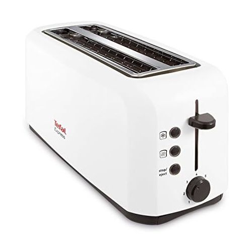 테팔 Tefal TL270101 Brot-Toaster mit 2 Langen Weiss