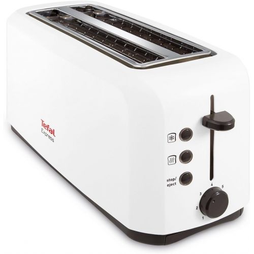 테팔 Tefal TL270101 Brot-Toaster mit 2 Langen Weiss