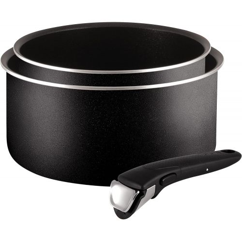 테팔 Tefal L2009602Pfannen-SetIngenio 5Essential, schwarz, 3-teiligfuer alle Herde ausser Induktion.