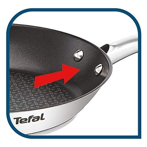 테팔 Tefal A43545 Induktion Pfannenset 3-teilig 24 und 28 cm + Jamie Oliver Glasdeckel 28cm, Testsieger 2019 Pfannen mit Optimale Hitzeverteilung und Gleitfahigkeit, Antihaft Pfanne Ind