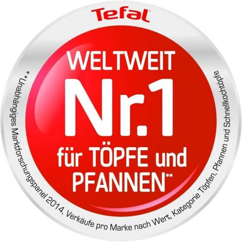 테팔 Tefal A43545 Induktion Pfannenset 3-teilig 24 und 28 cm + Jamie Oliver Glasdeckel 28cm, Testsieger 2019 Pfannen mit Optimale Hitzeverteilung und Gleitfahigkeit, Antihaft Pfanne Ind