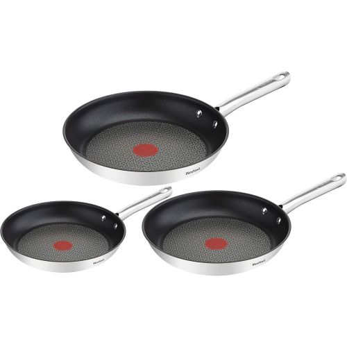 테팔 Tefal A70408 Duetto Edelstahlpfanne Induktion versiegelt 32 cm