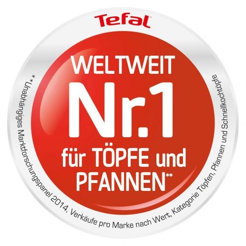 테팔 Tefal Talent Pro E44002 Pfanne Induktionsgeeignet, schwarz, 20 cm