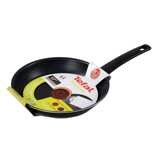 테팔 Tefal First Cook Pfannenset 2-teilig B43506, 24 und 28 cm Titanium Force Antihaftbeschichtung, Pfannen mit integrierter Temperaturanzeige, ergonomischer Griff, Bratpfanne mit Schuet