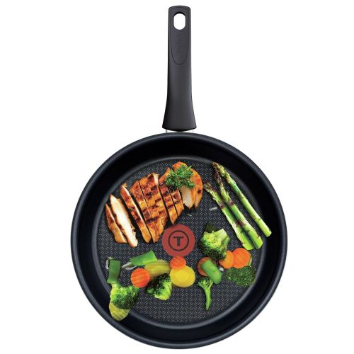 테팔 Tefal Elegance C36702 Bratpfanne 20 cm, Aluminium, schwarz