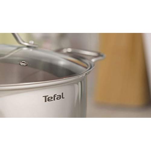 테팔 Tefal Suppentopf, Edelstahl, Mehrfarbig, 22 cm