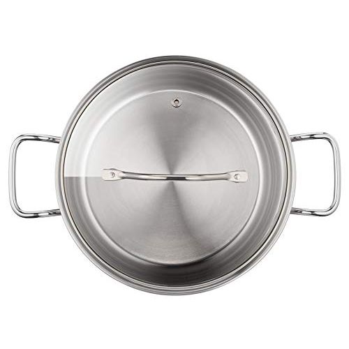 테팔 Tefal Suppentopf, Edelstahl, Mehrfarbig, 22 cm