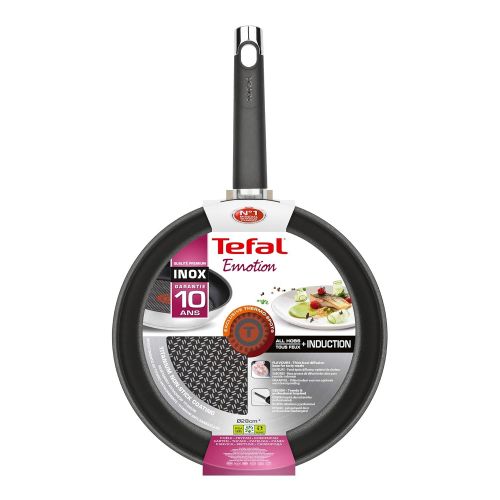 테팔 Tefal 8010876 Emotion Pfanne, Edelstahl, 45 x 29 x 7 cm