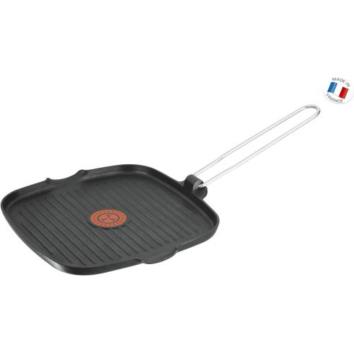 테팔 Tefal a2413512Grillpfanne alle Herde ausser Induktion, Gusseisen, Schwarz, 26cm