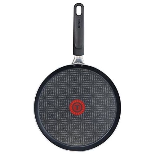 테팔 Tefal Elegance C36710 Crepe-Pfanne 25 cm, Aluminium, schwarz