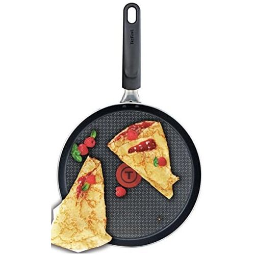 테팔 Tefal Elegance C36710 Crepe-Pfanne 25 cm, Aluminium, schwarz