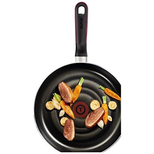 테팔 Tefal D5091902 Comfort Grip Aluminium-Wok-Pfanne, Schwarz, 28cm