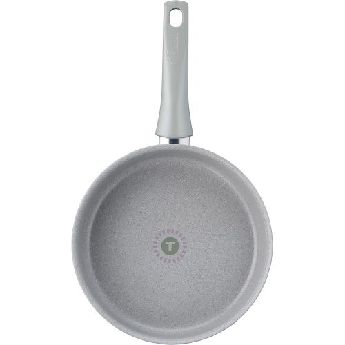 테팔 Tefal c4090602bewahrt Bratpfanne fuer alle Herde, auch Induktionsherde, Keramik, Grau, 28cm