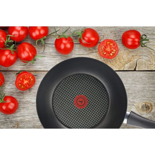 테팔 Tefal C69419 Chefs Delight Wokpfanne, 28 cm, Aluminium, dunkelbraun