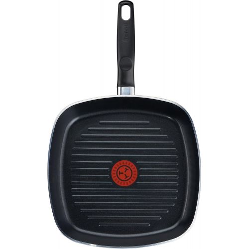 테팔 Tefal B3014072 Extra Grill Pan with Thermospot Kitchen Frying Pan 26 cm, Black