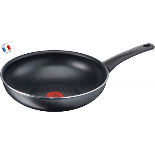 테팔 Tefal Elegance C36719 Wokpfanne 28 cm, Aluminium, schwarz