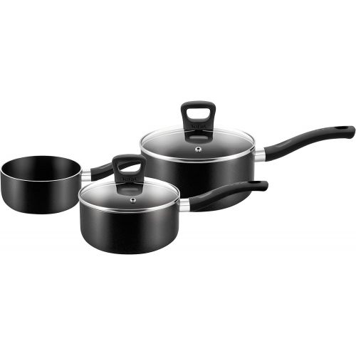 테팔 Tefal Topfset, Aluminium, Black, compact