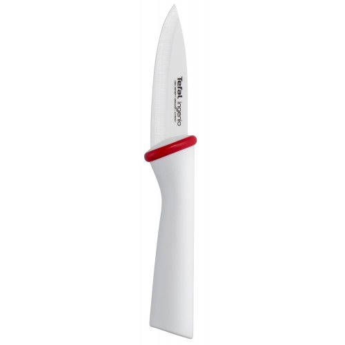 테팔 Tefal K15303 Ingenio Keramik Obst- und Gemuesemesser 8 cm, weiss