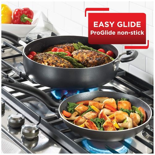 테팔 [아마존 핫딜]  [아마존핫딜]T-fal B363S3 Specialty Nonstick 3 PC Fry Pan Cookware Set, 3-Pack, Black