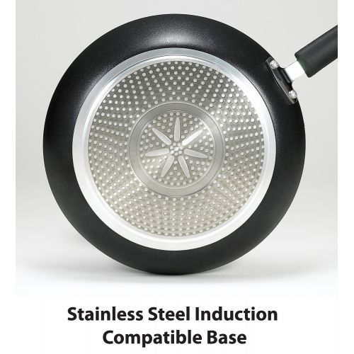 테팔 [아마존 핫딜]  [아마존핫딜]T-fal E938S3 Professional Total Nonstick Thermo-Spot Heat Indicator Fry Pan Cookware Set, 3-Piece, 8-Inch 10-Inch and 12-Inch, Black