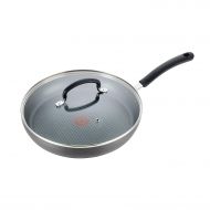 [아마존 핫딜]  [아마존핫딜]T-fal E76597 Ultimate Hard Anodized Nonstick 10 Inch Fry Pan with Lid, Dishwasher Safe Frying Pan, Black