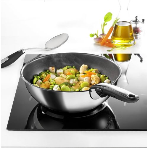 테팔 [아마존베스트]T-fal Tefal (T-Fal) Ingenio Pan Set, Stainless Steel, 13-Piece