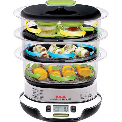 테팔 Tefal VS4003 Dampfgarer VitaCuisine Compact 1800 W