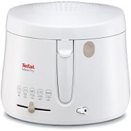 Tefal Maxi Fry FF1000 Fritteuse (1900 Watt, regelbare Temperatur, warmeisoliert, 1 kg Fassungsvermoegen) weiss