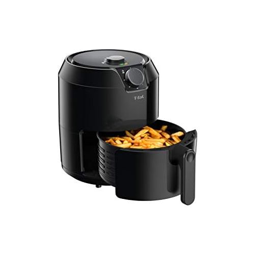 테팔 Tefal EY2018 Heissluft-Fritteuse ohne OEl, 1500 W, Schwarz