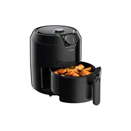 테팔 Tefal EY2018 Heissluft-Fritteuse ohne OEl, 1500 W, Schwarz