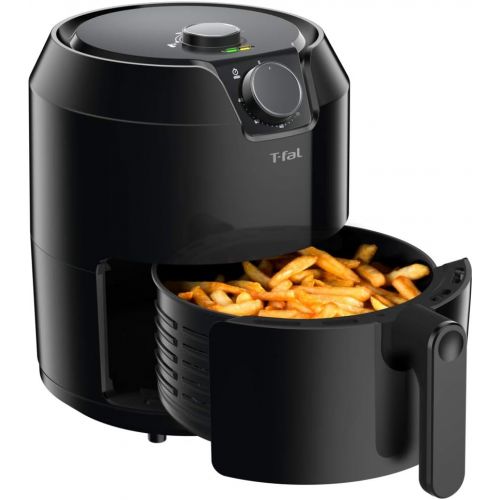 테팔 Tefal EY2018 Heissluft-Fritteuse ohne OEl, 1500 W, Schwarz