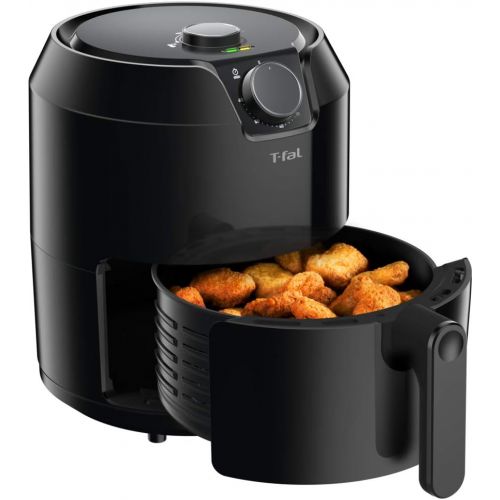 테팔 Tefal EY2018 Heissluft-Fritteuse ohne OEl, 1500 W, Schwarz