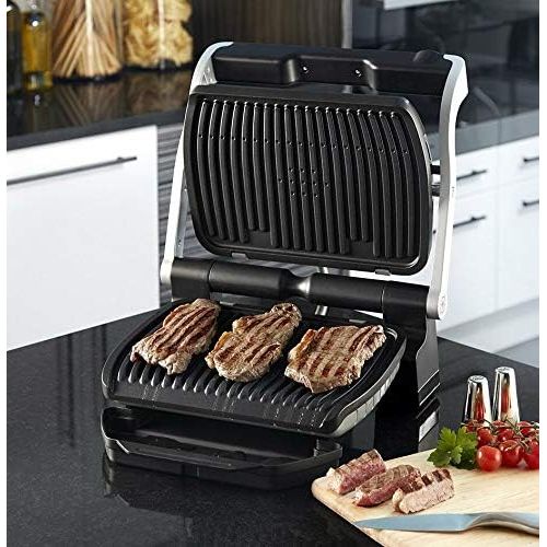 테팔 Tefal GC716D Kontaktgrill, Kunststoff, Schwarz, Metallisch