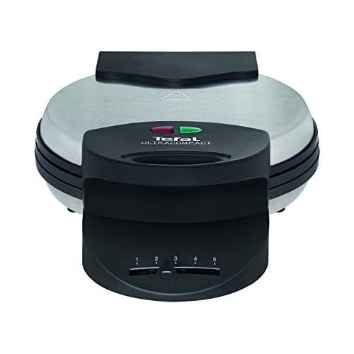 테팔 Tefal WM 310D Herzwaffeleisen, 1000 Watt, 20 cm Durchmesser, Edelstahl gebuerstet