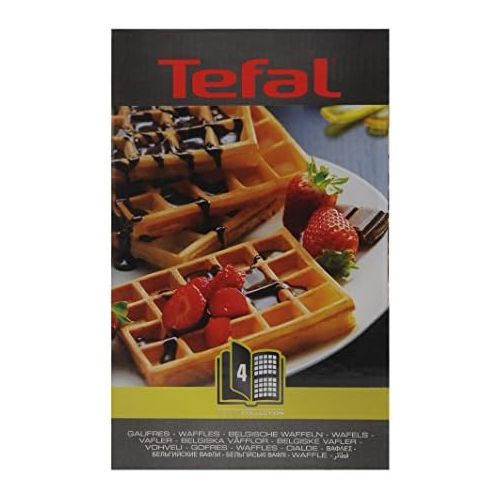 테팔 Tefal XA800412 Collection Snack-Set fuer Waffel Rezeptbuch mit 4,4 x 15,5 x 24,2 cm