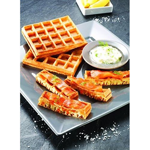 테팔 Tefal XA800412 Collection Snack-Set fuer Waffel Rezeptbuch mit 4,4 x 15,5 x 24,2 cm