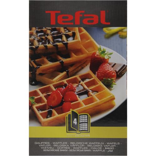 테팔 Tefal XA800412 Collection Snack-Set fuer Waffel Rezeptbuch mit 4,4 x 15,5 x 24,2 cm
