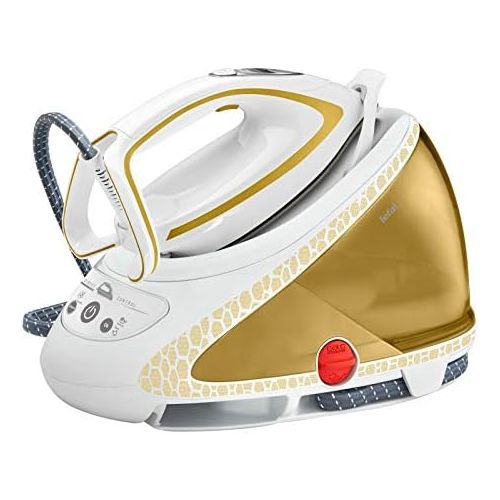 테팔 Tefal GV9581 Dampfbuegelstation, Kunststoff, 1.9 liters, Gold, Weiss