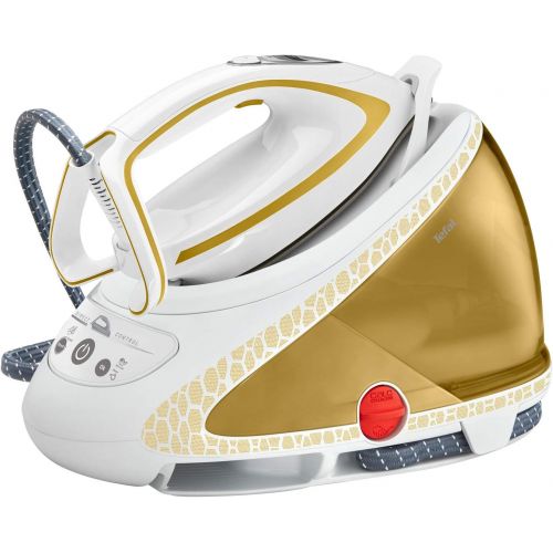 테팔 Tefal GV9581 Dampfbuegelstation, Kunststoff, 1.9 liters, Gold, Weiss