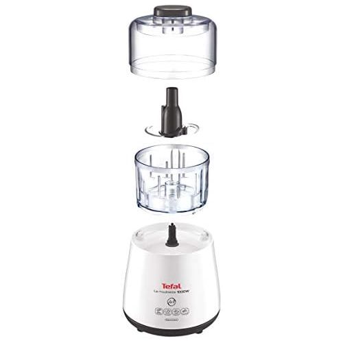 테팔 Tefal DPA130 La Moulinette Elektrischer Zerkleinerer (1000 Watt, Behalterkapazitat: 330 g, inklusive Kabelverstaufach) weiss