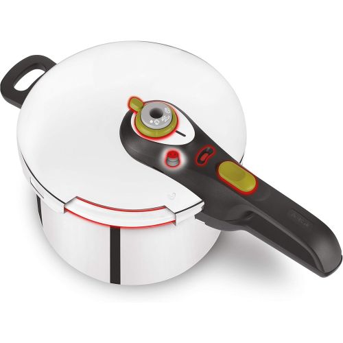 테팔 Tefal P2530738 Secure 5 Neo Schnellkochtopf 22 cm, 6 L, inklusive Korbeinsatz